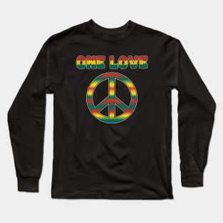 Peace and One Love Long Sleeve T-Shirt